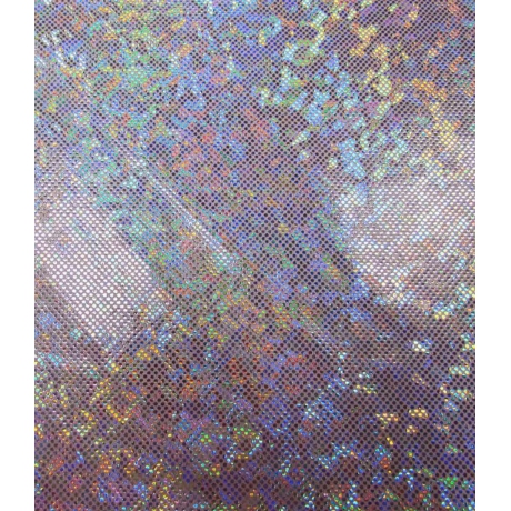Lycra DISCO ROSE ICE HOLOGRAM